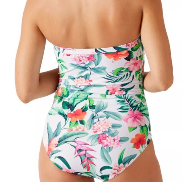 Tommy Bahama Tropi-Calling Bandeau One-Piece Swimsuit Size 16 - Picture 12 of 12